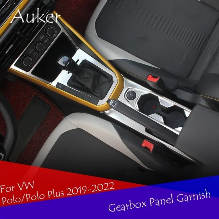 For VW Polo/Polo Plus 2019-2022 Car Console Gearbox Panel Trim Frame