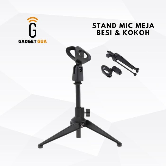 STAND MIC MEJA BESI KOKOH