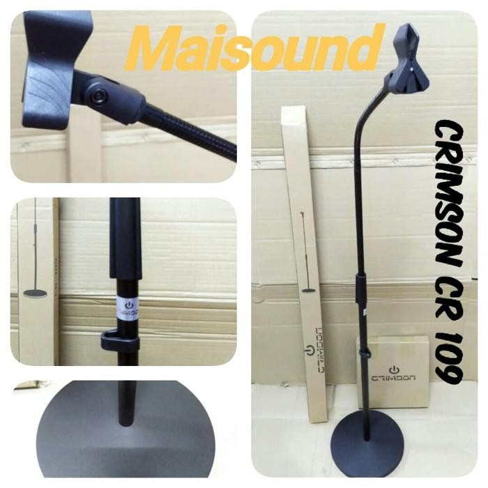STAND MIC LANTAI CRIMSON CR-109 MICROPHONE CR 109 180 CM