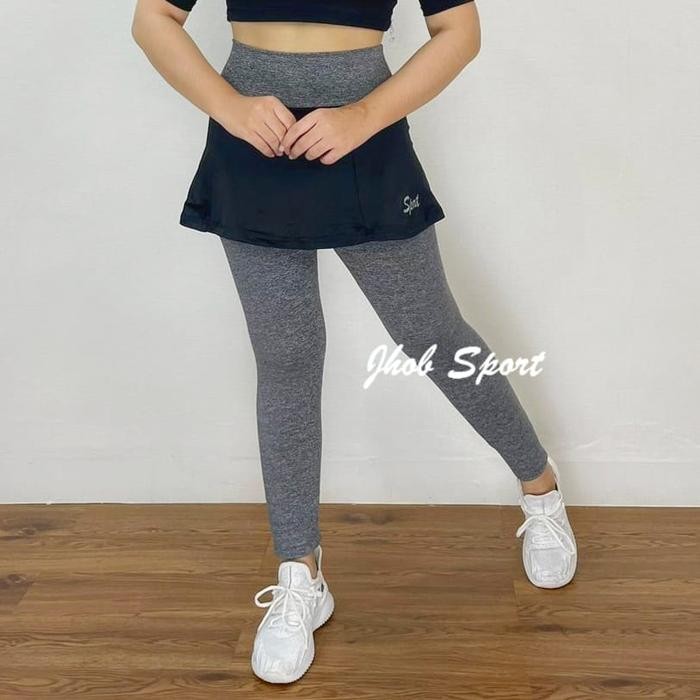 Legging Rok Panjang/Celana Panjang Olahraga Muslimah/Pakaian Senam Muslimah/Celana Senam Muslimah