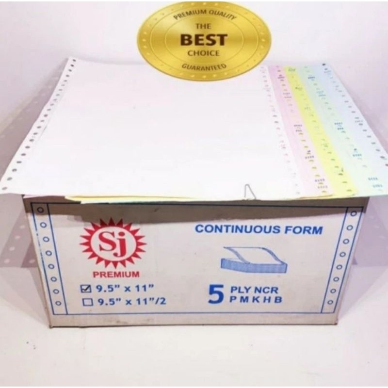 

Kertas Continuous Form Pans 9,5x11 5 Ply