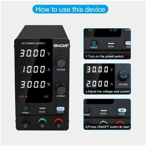 Top Gvda Power Supply Stabilizer Dc Adjustable Regulated Switch -