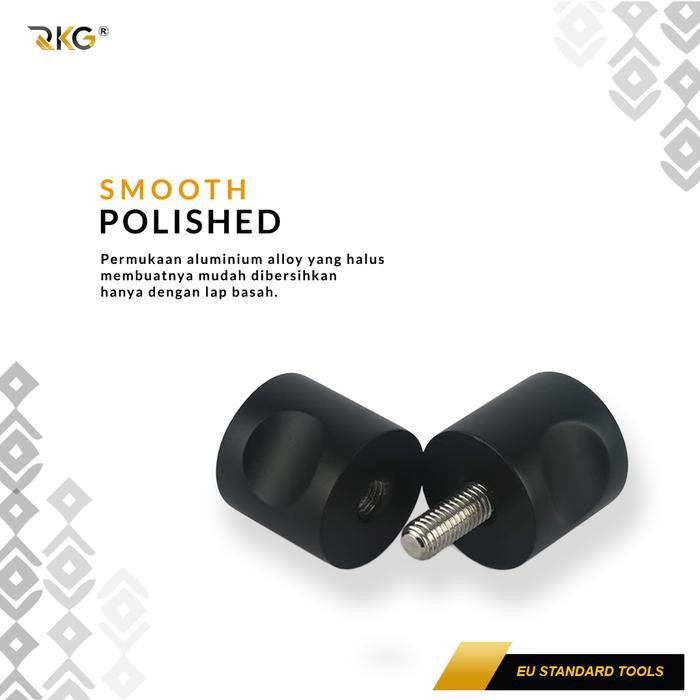 QUALITY RKG KNOB HANDLE PINTU SHOWER KAMAR MANDI HITAM