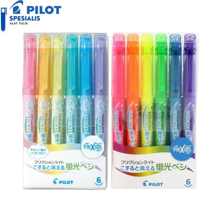 

Ready JT PILOT FRIXION LIGHT SET 6 / HIGHLIGHTER FRIXION SFL-60SL-6C