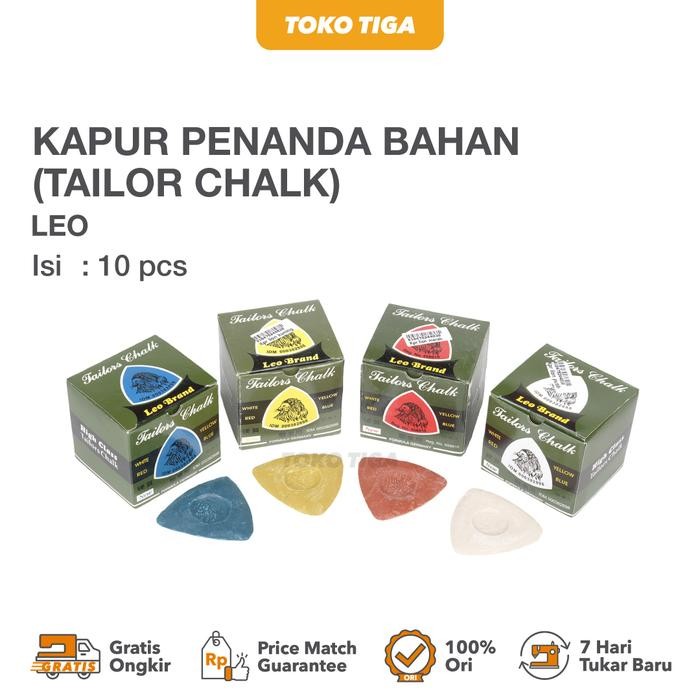 

Ready JT Kapur Penanda Bahan (Tailor Chalk) Merk LEO