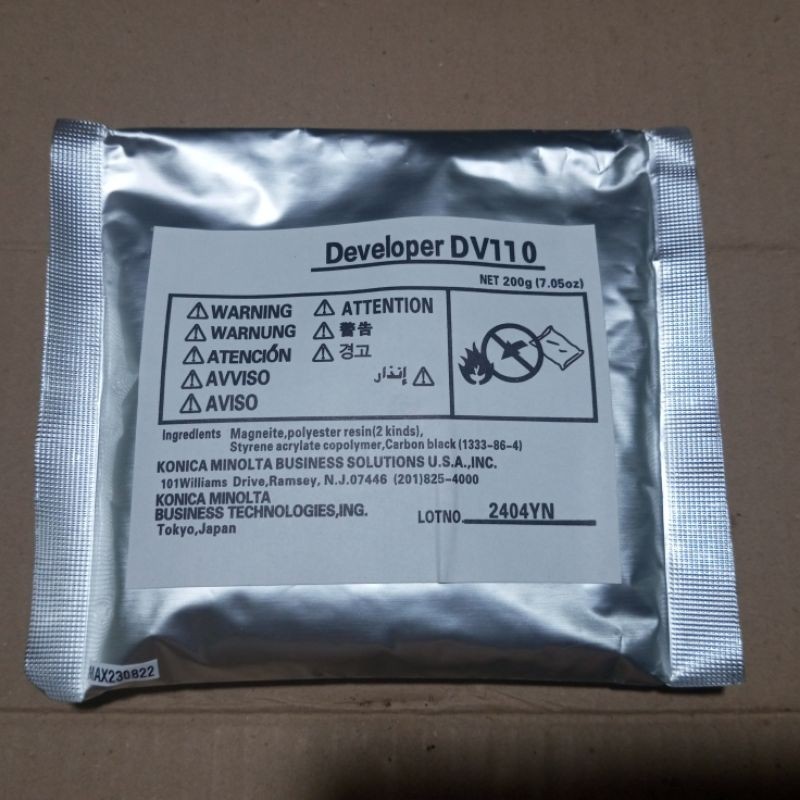 

Developer Fotocopy Bizhub 163/162/210/211/ Dialta 2510/3510