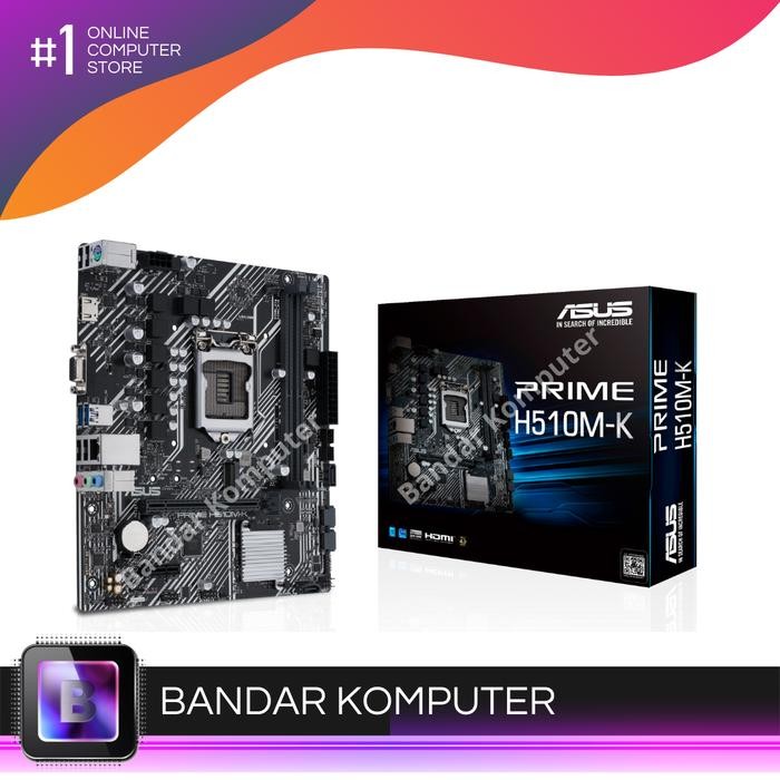 MOTHERBOARD ASUS H510M K KUALITAS TERBAIK