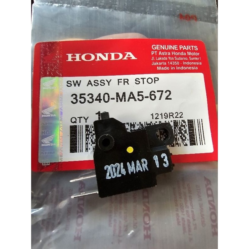 Original switch rem depan kharisma supra beat fi beat vario MA5 ahm