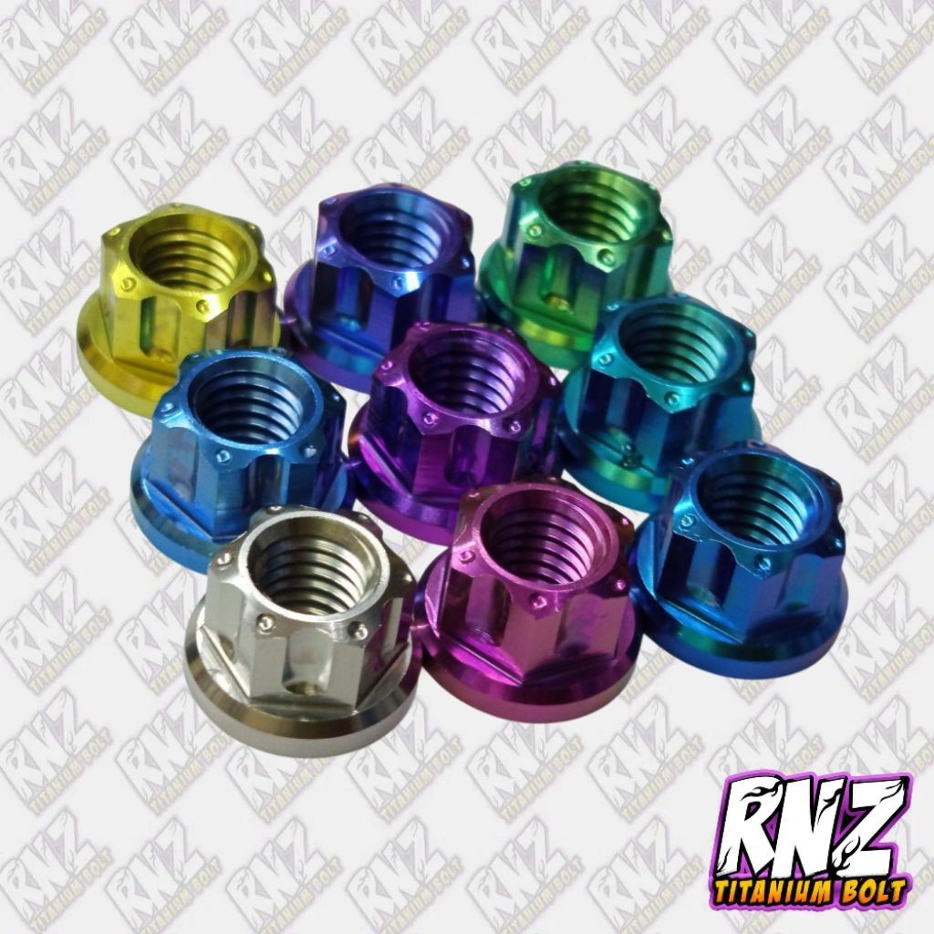 Mur M8 (Mur12) Open Titanium - Mur Bolong M8 (Mur12) Titanium GR5 Made In Vietnam