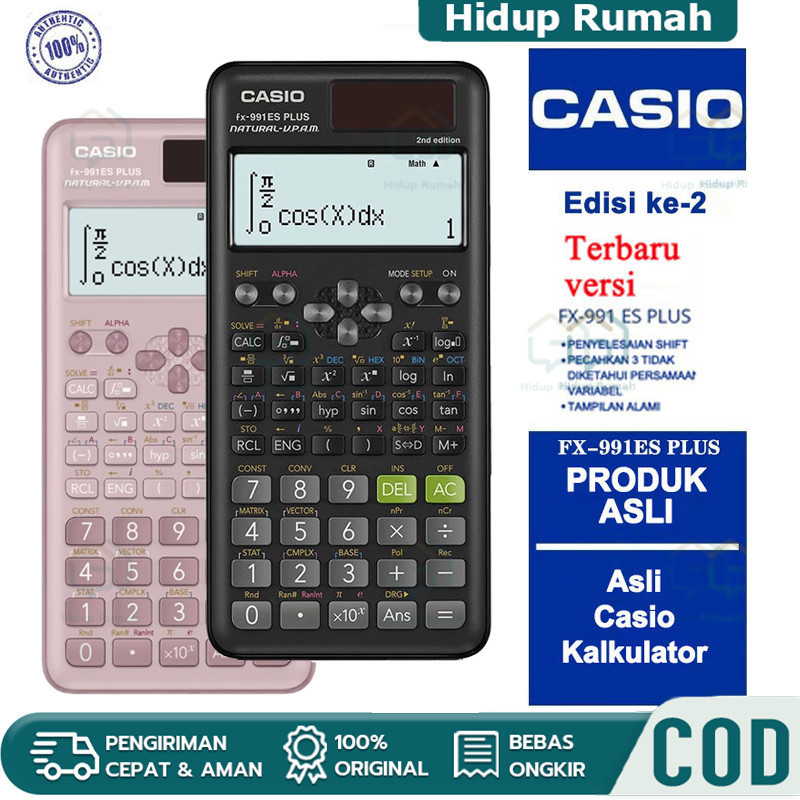 

Kalkulator Scientific Casio ilmiah FX-991EX/991ES-Plus Kalkulator Casio Scientific Calculator Casio