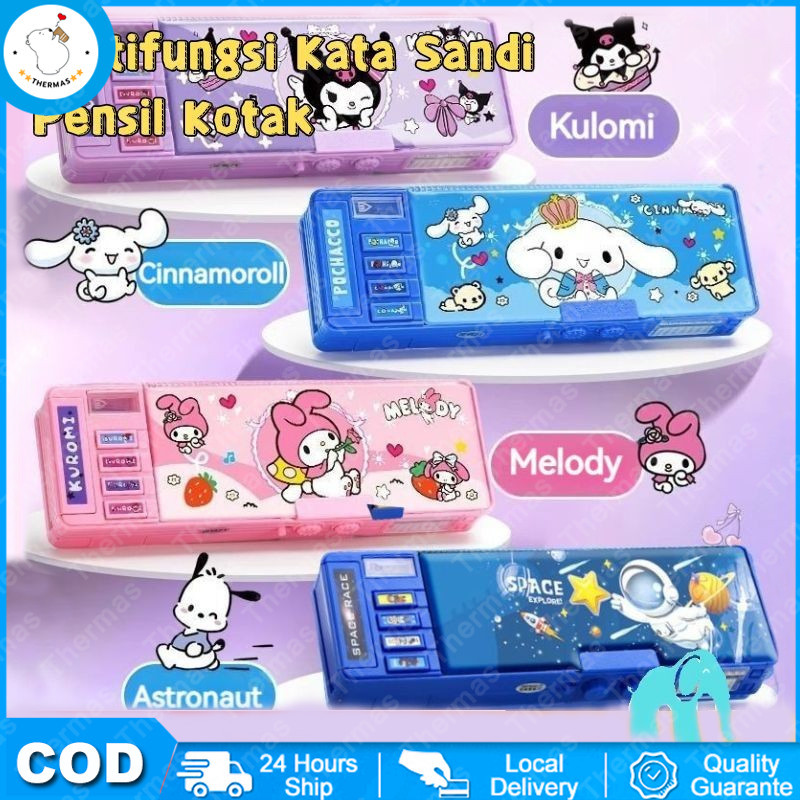 

Kotak Alat Tulis Multifungsi untuk Siswa Sekolah Dasar Kotak Pensil Kata Sandi Berkapasitas Besar