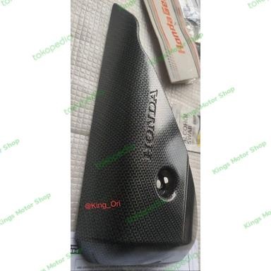 GARNISH COVER KNALPOT CARBON HONDA NEW PCX160 PCX 160 BEST SELLER