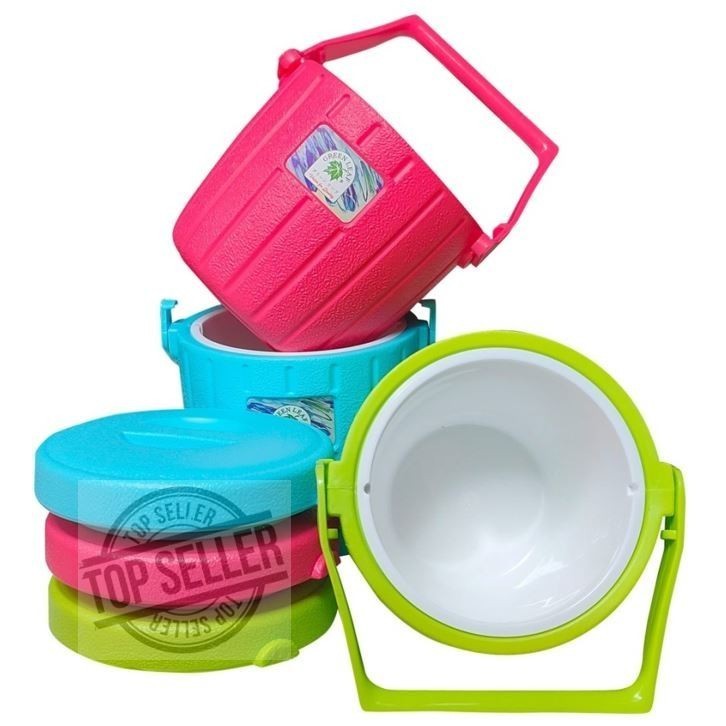 [Expert] Termos Mini Es Batu Tempat Nasi Ice Rice Bucket GREEN LEAF GL1220