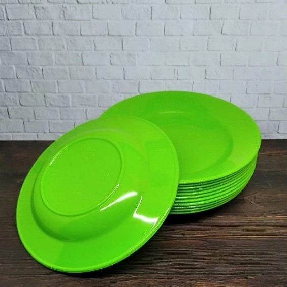 [Expert] PIRING TATAKAN POLOS SEMI MELAMIN 1 LUSIN