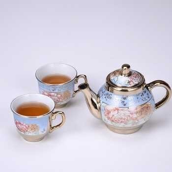 [Expert] Parcel Ramadhan Teko Cangkir Keramik Porcelain Set Peralatan Minum Teh
