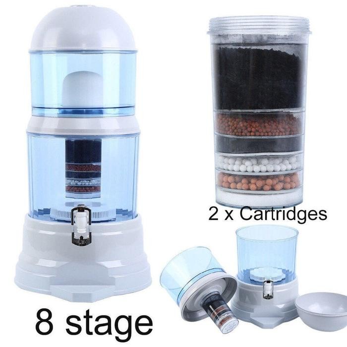 PREMIUM FILTER AIR MINERAL POT / SARINGAN MINERAL WATER POT 5 STEPS 8 STEPS