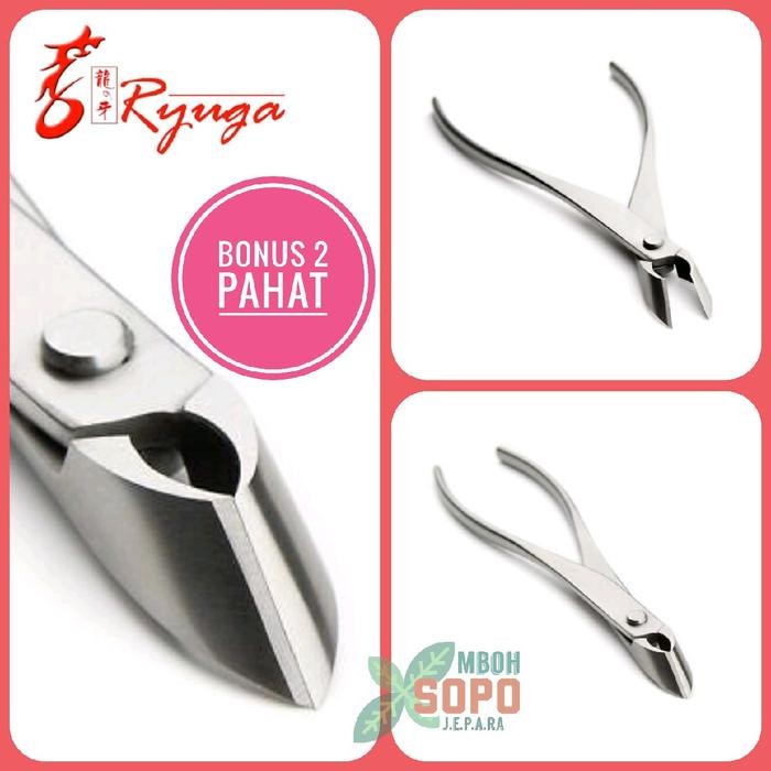 PREMIUM Alat Bonsai, Catok Ryuga Stenlis Kecil, Miring Lurus 18 cm, RS 22