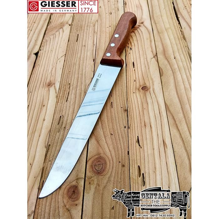 PREMIUM Pisau Giesser Butcher/Sembelih 21CM Bubinga Wood handle