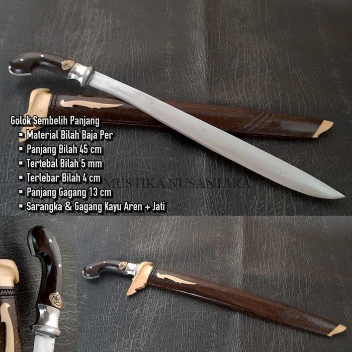 PREMIUM Golok sembelih panjang parang panjang baja perr kayu aren