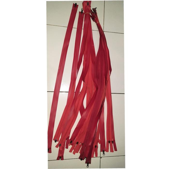 PREMIUM Resleting waterproof ykk (Merah)
