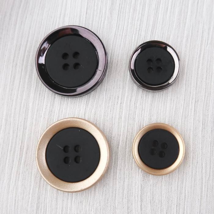 PREMIUM Kancing Baju 4 Lubang Premium Kancing Blazer Kemeja Pria Import