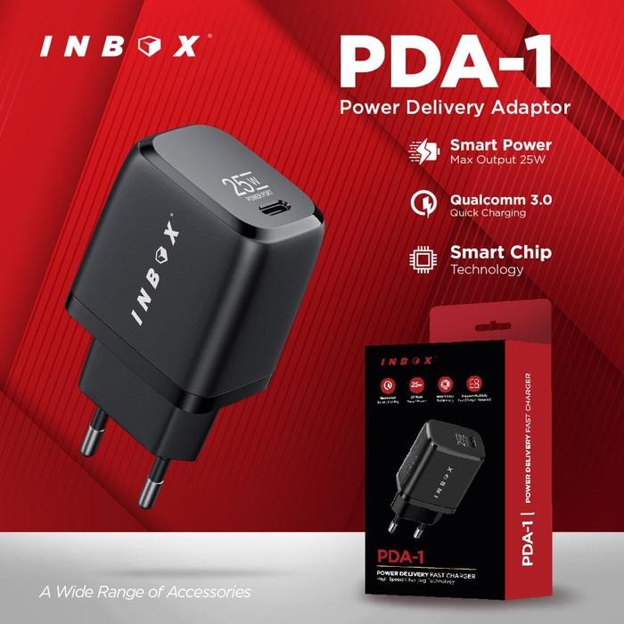 INBOX Charger PDA 1 / 2 / 3 Power Delivery Fast Charger Adaptor Charge