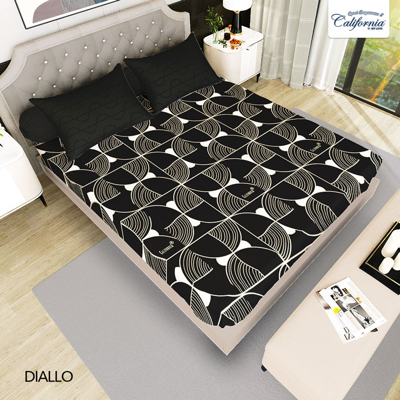 S3NdToday,,CALIFORNIA Sprei King Fitted 180x200 Diallo -good