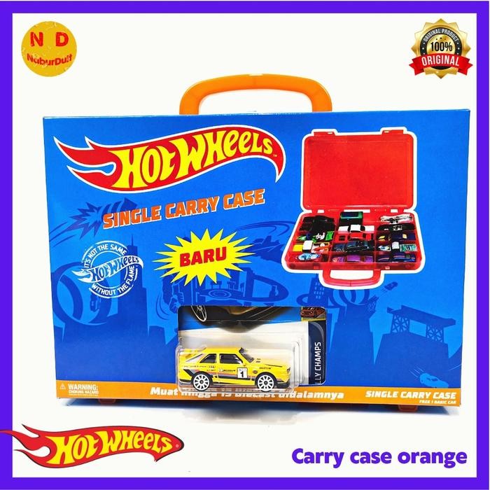 BerkahToys-- Hot Wheels Paket Carry Case Koper Kotak Box Original Mattel Hotwheels