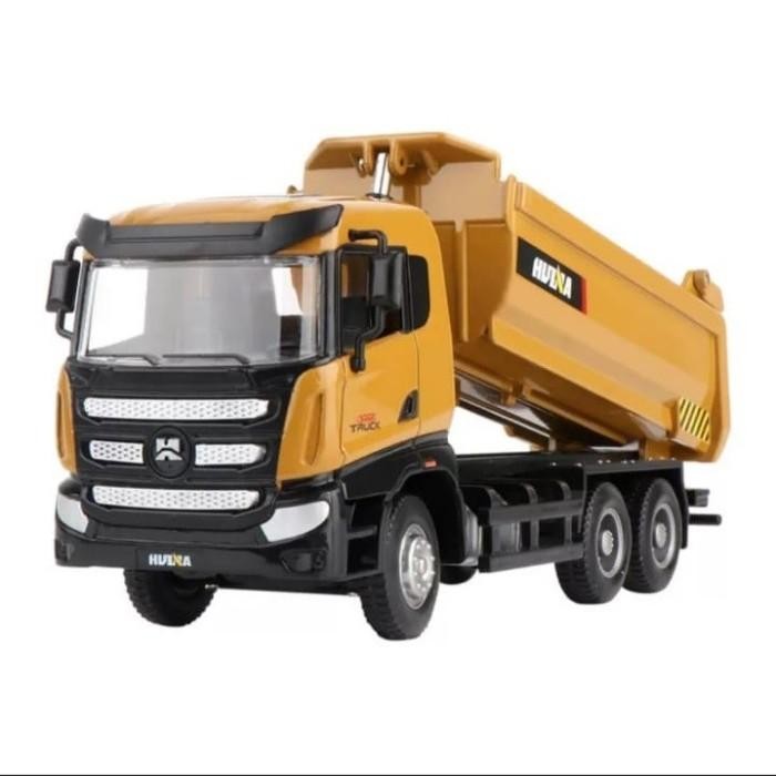 BerkahToys-- Huina Diecast Metal Dump Truck 1/50