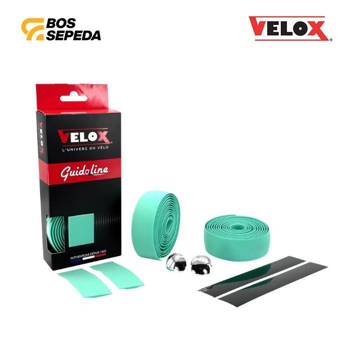 Velox Guidoline Maxi Cork Vert Bianchi Turquose - Bartape Sepeda Roadbike