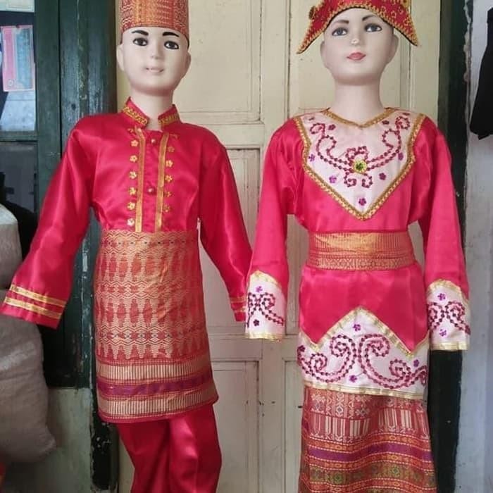 pakaian adat palembang anak TK - SD / baju pakaian adat palembang
