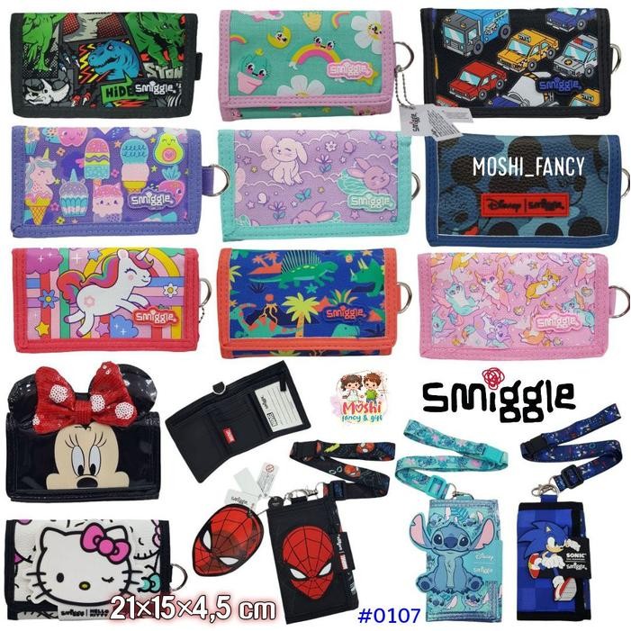 Dompet Tali Smiggle Lipat Cewe Cowo Anak / Dompet Anak Smiggle Tali