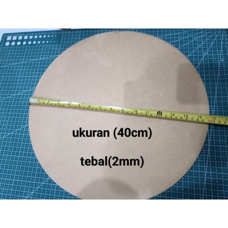 

Akrilik Lingkaran / Bulat Diameter 40cm Tebal 2mm