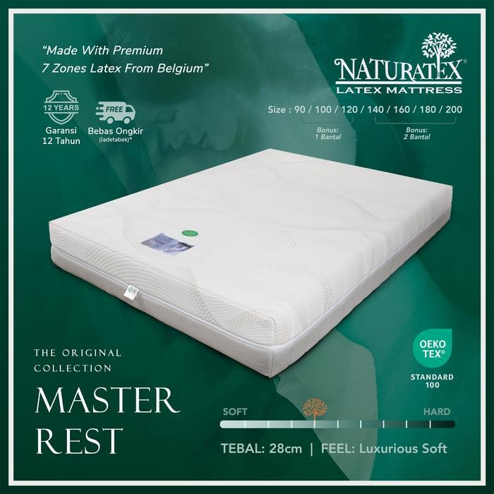 Kasur Latex Naturatex Master Rest uk.180x200 cm