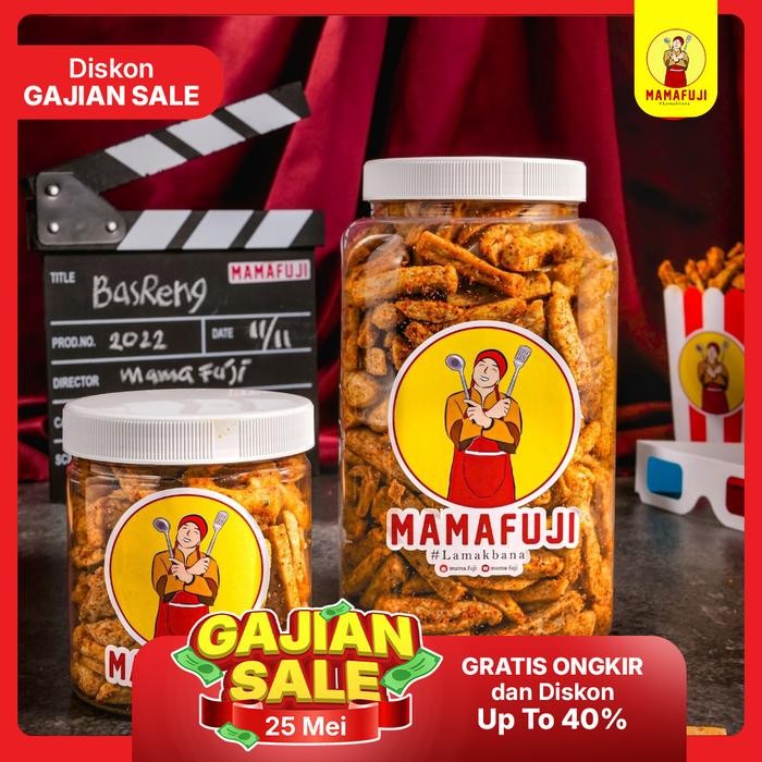 

Mama Fuji - Basreng Pedas Level 10 750 Gram Cemilan Makanan