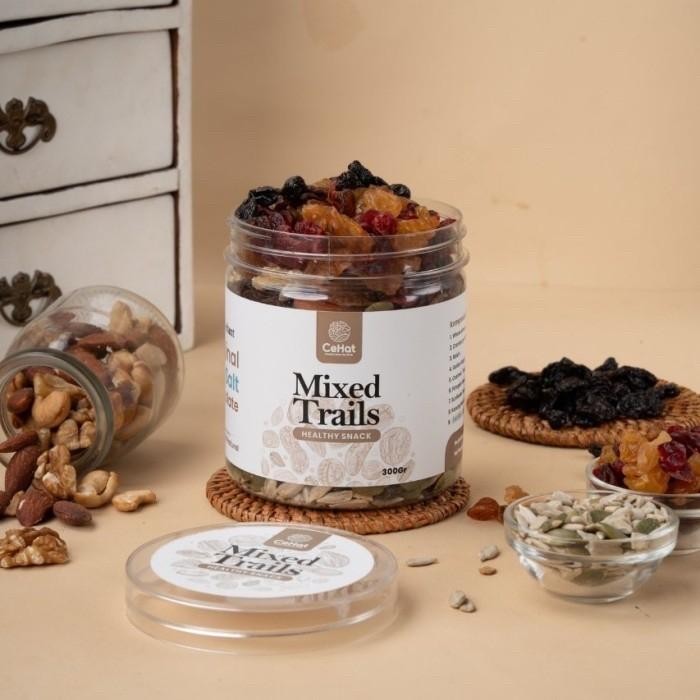 

Cehat Trail Mix Premium Gram Cemilan Sehat Enak Rendah Kalori With Roasted Almond Mete Nut Seed