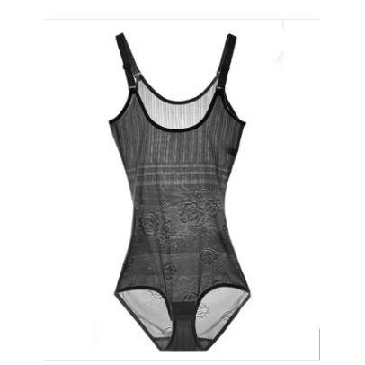 BODY SHAPER KORSET FULL BODY SUIT DENGAN LEVEL PENGAIT MOTIF BUNGA