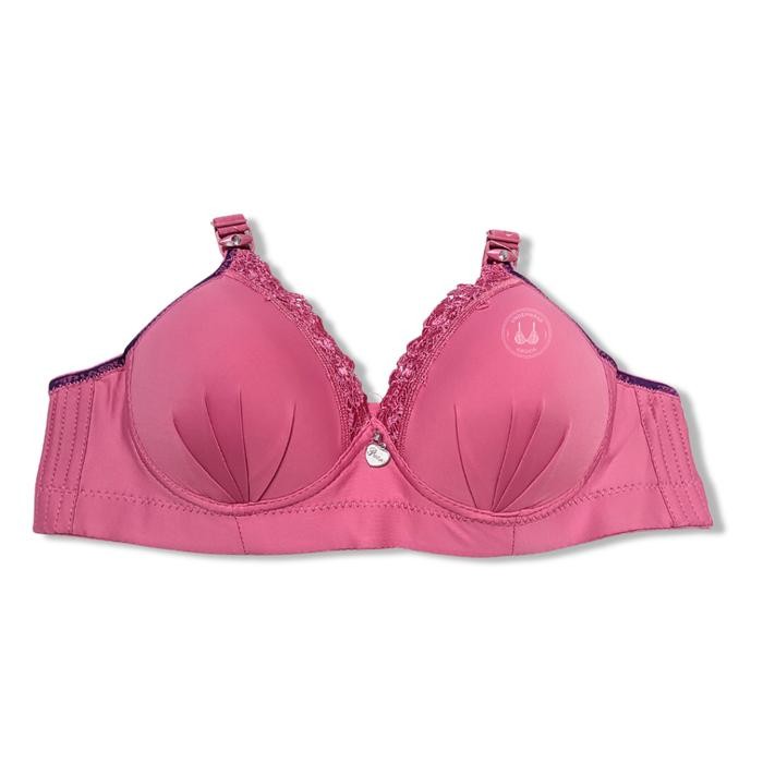 Bra Bh Super Halus Pioli Tanpa Kawat Piaoli PL0101 PL66 PLB55 Cup B Kait 3 Ada Busa Penyangga Size