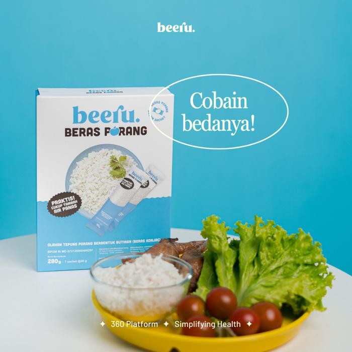 

Terlaris- Beeru Beras Porang Pouch 500Gram - Shirataki Konjac Rice Nasi