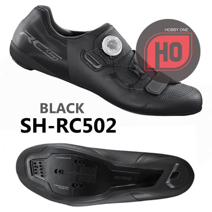 Shimano Rc5 Sh-Rc502 Black Wide - Sepatu Cleat Road Bike Terlaris