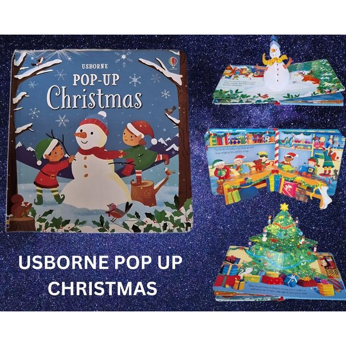 Buku Anak Usborne Children Book Pop Up 3D Christmas Pop-Up Natal