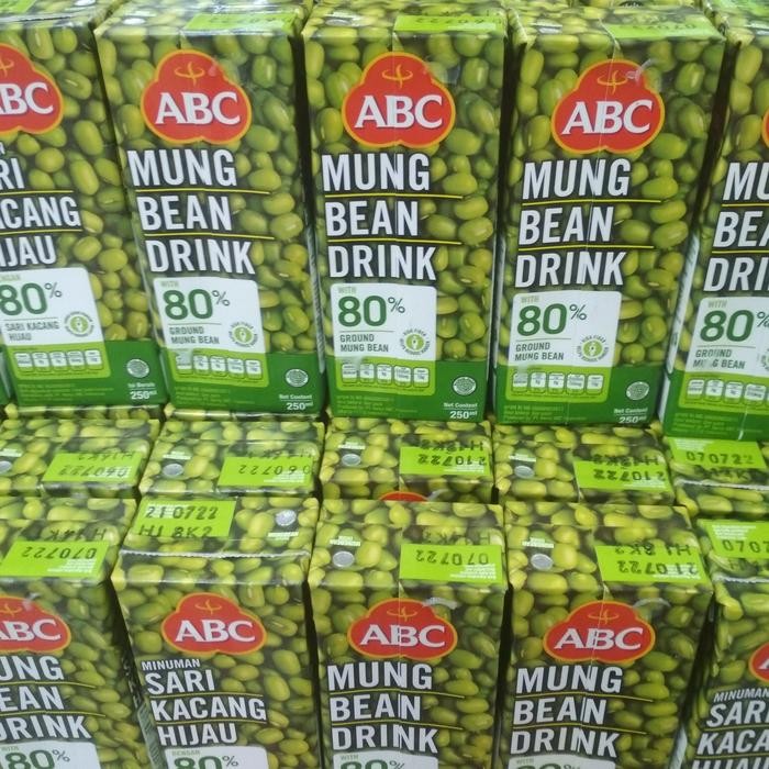 

abc kacang hijau/ sari kacang hijau 250 ml/ 1 karton isi 24