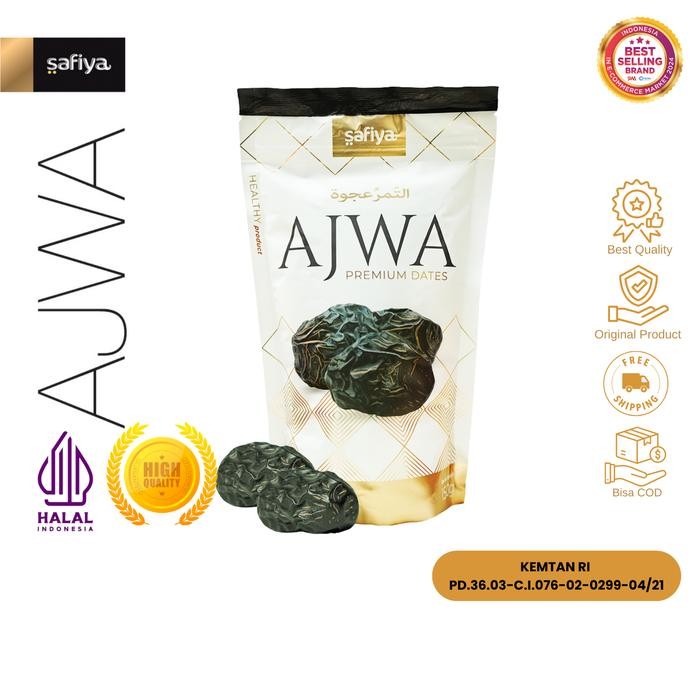 

Safiya Kurma Ajwa 150 Gram Kurma Nabi Premium Original