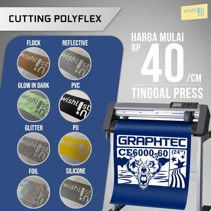 SABLON CUTTING POLYFLEX SATUAN - METERAN