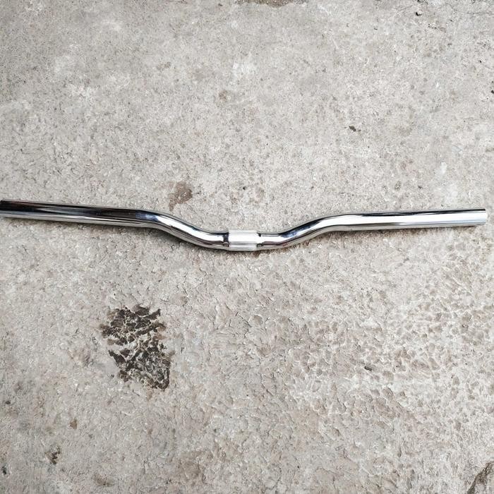 Stang Handlebar Risebar Steel Vintage Chrome Panjang 580 mm Standar 254 mm Federal Commuter Sepeda