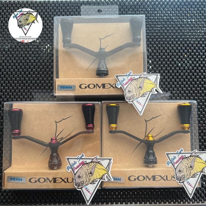 DOUBLE HANDLE GOMEXUS CARBON 98 MM FOR REEL NON POWER HANDLE