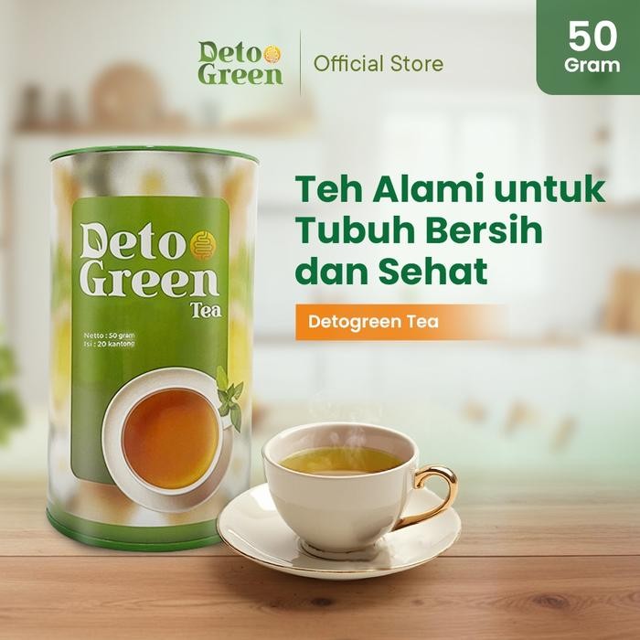 

Terlaris- Detogreen Tea Minuman Teh Celup Isi 50 Gr Bisa Air Panas/ Hijau/ Gula/ Honey ) Lemon (Gmv)