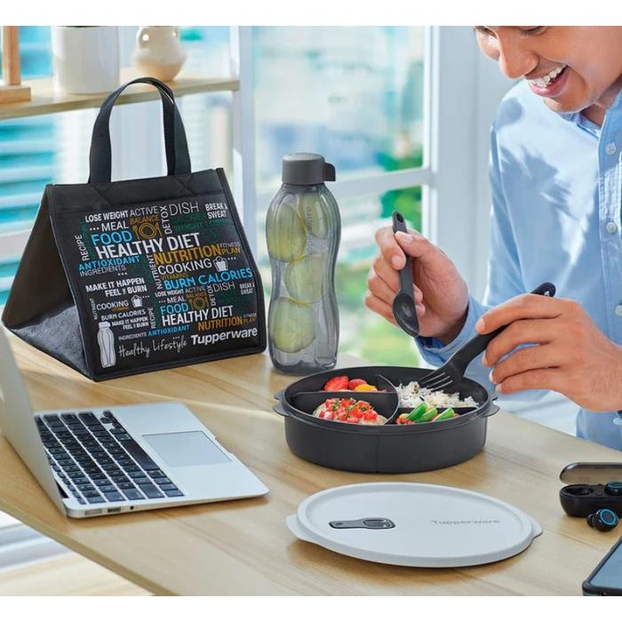 Fit To Go / kotak makan fit to go Tupperware