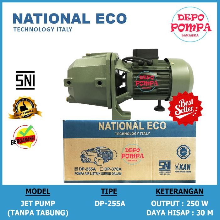Ready JT Pompa Air JET PUMP NATIONAL ECO 255