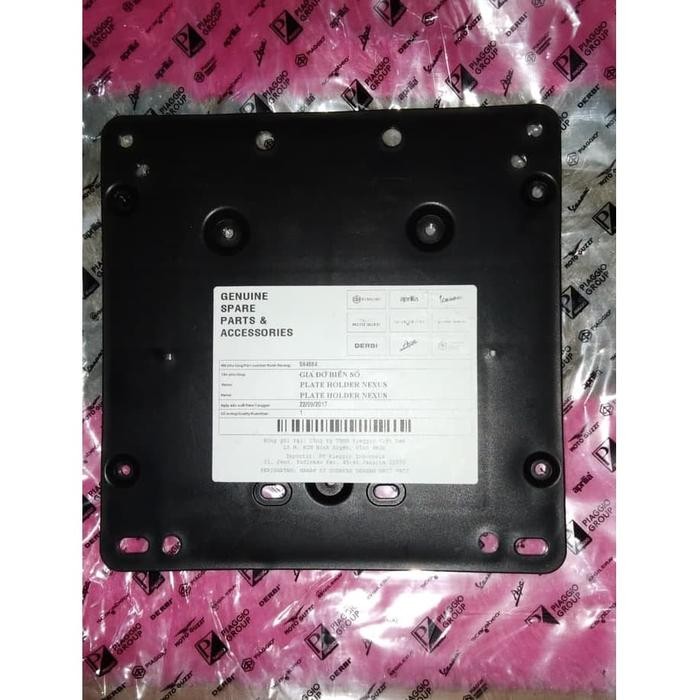 DUDUKAN PLAT NOMOR VESPA BELAKANG MODEL KOTAK